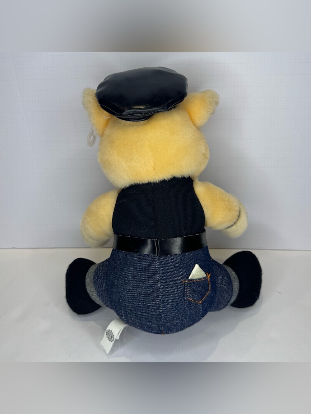 Vintage Harley Davidson Motorcycle 1998 Biker Hog Pig Plush Stuffed Toy - Picture 3 of 6